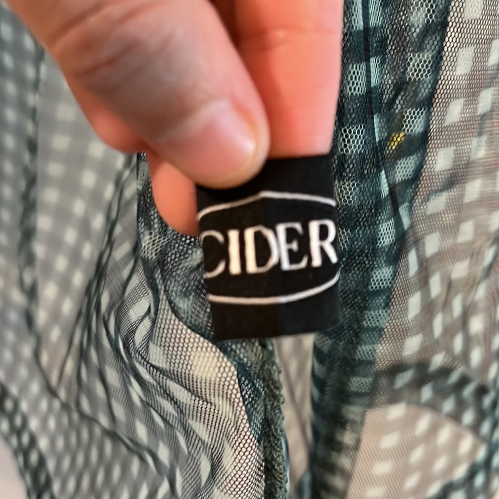 Cider checkered button down blouse - Picture 4 of 5